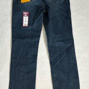 Carhartt Women's Dark Blue Straight Leg Jeans Slim Fit Denim size 4 Short